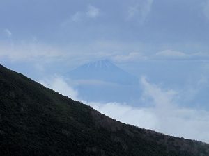 富士山が見えました