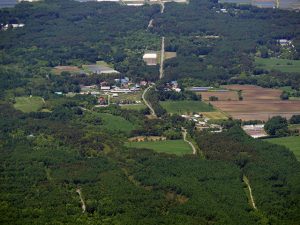 阿弥陀山頂からの八ヶ岳農場